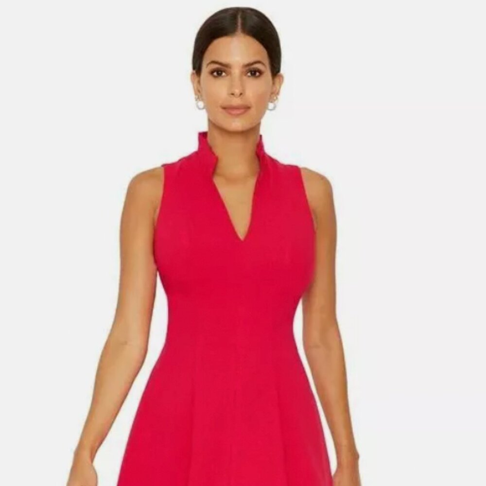 NWT Black Halo Antoinette Fit & Flare Dress in Snap Dragon - Size 10